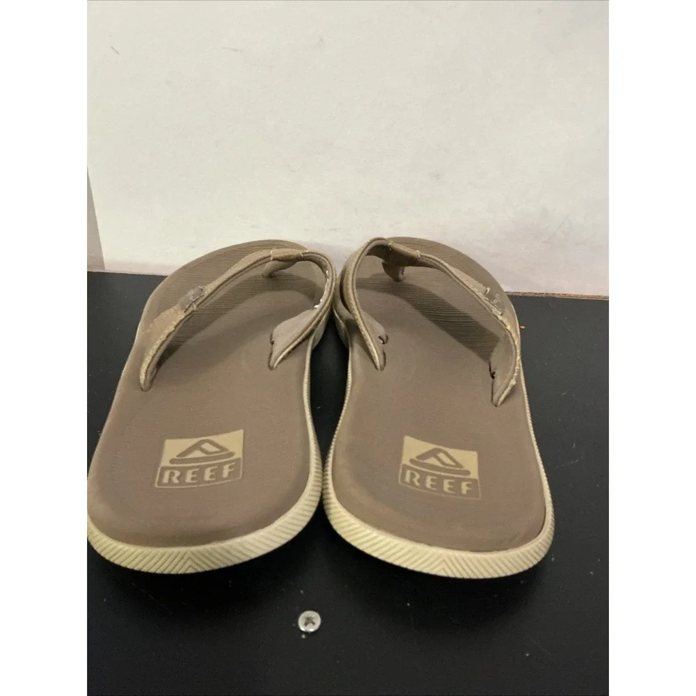 Reef Santa Ana Men's Flip-Flop Sandals - Tan Size 8
